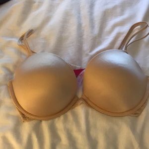 Pink nude bra